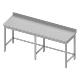 TABLE INOX ADOSSÉE SANS...