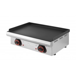 Plancha électrique acier bruni largeur 75 cm