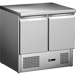 Saladette inox 2 portes