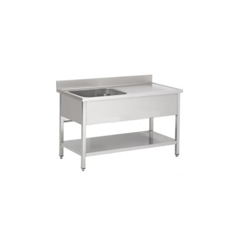 plonge inox 1 bac égouttoir à droite 1200 x 600 éco plonge inox 1 bac égouttoir à droite 1200 x 600 éco