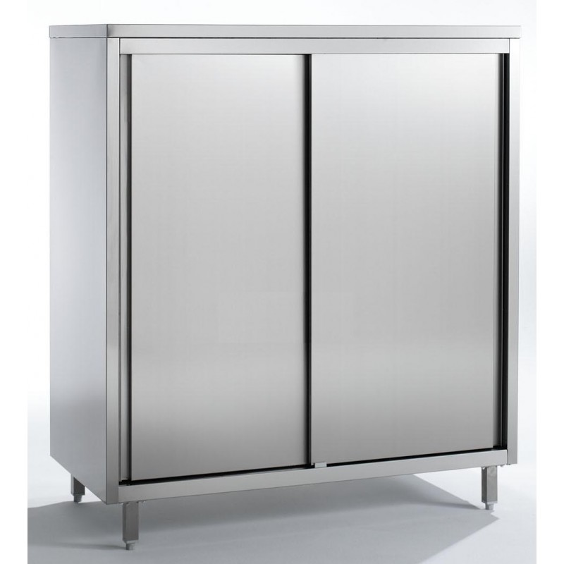 armoire inox 2 portes coulissantes